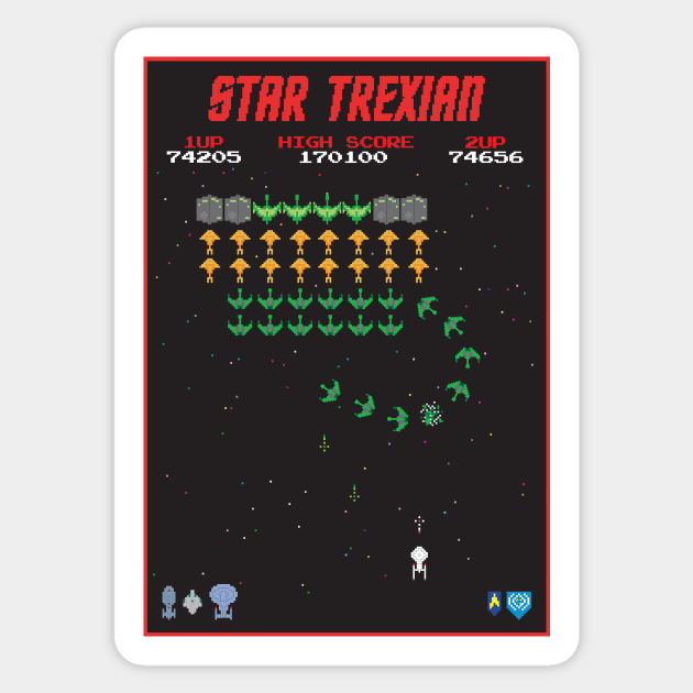 Star Trexian Sticker by buddysbane